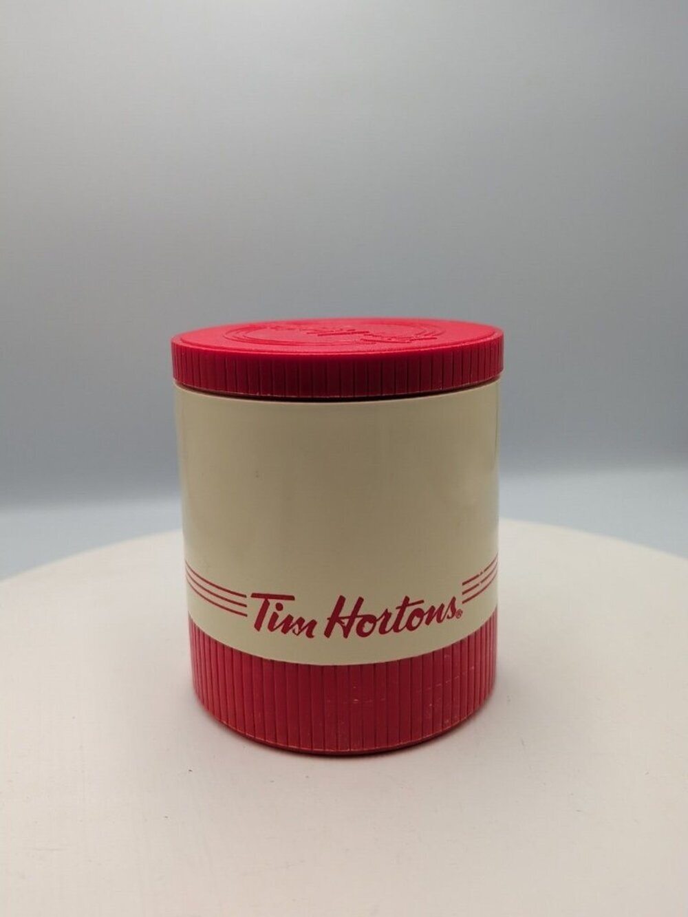 Vintage Tim Hortons Thermos Coffee by Alladin THERMO Jar with Lid.